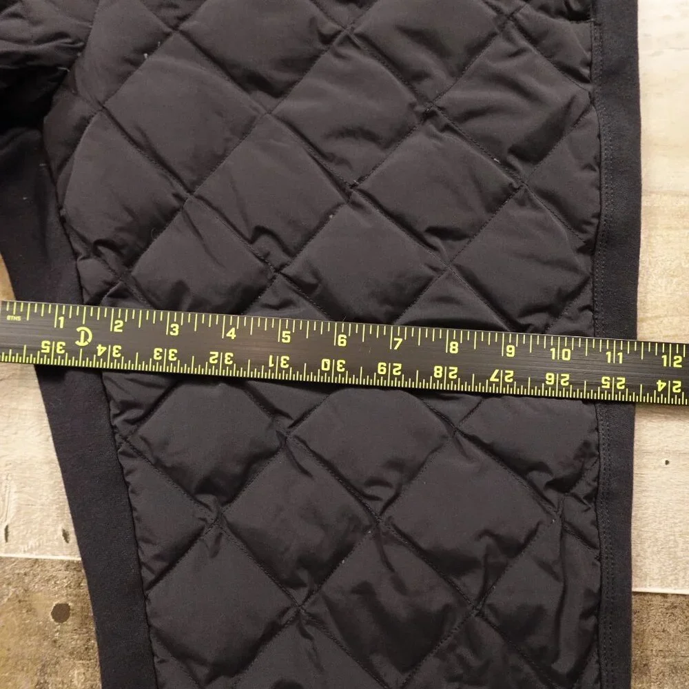 Athleta Après Ski Down Jogger Pants - Black - Women's Size 10 quilted down - Picture 7 of 13